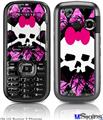 LG Rumor 2 Skin - Pink Diamond Skull