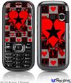 LG Rumor 2 Skin - Emo Star Heart