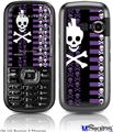 LG Rumor 2 Skin - Skulls and Stripes 6