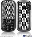 LG Rumor 2 Skin - Skull Checkerboard