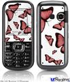 LG Rumor 2 Skin - Butterflies Pink