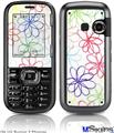 LG Rumor 2 Skin - Kearas Flowers on White