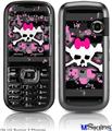 LG Rumor 2 Skin - Pink Bow Skull