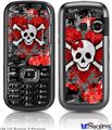 LG Rumor 2 Skin - Emo Skull Bones