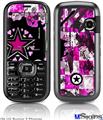 LG Rumor 2 Skin - Pink Star Splatter