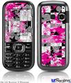 LG Rumor 2 Skin - Checker Skull Splatter