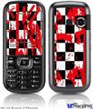 LG Rumor 2 Skin - Checkerboard Splatter