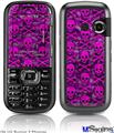 LG Rumor 2 Skin - Pink Skull Bones