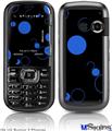 LG Rumor 2 Skin - Lots of Dots Blue on Black