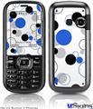 LG Rumor 2 Skin - Lots of Dots Blue on White