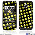 HTC Droid Eris Skin - Smileys on Black