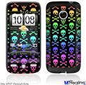 HTC Droid Eris Skin - Skull and Crossbones Rainbow