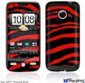 HTC Droid Eris Skin - Zebra Red