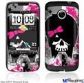 HTC Droid Eris Skin - Scene Kid Girl Skull