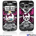 HTC Droid Eris Skin - Skull Butterfly