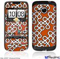 HTC Droid Eris Skin - Locknodes 03 Burnt Orange