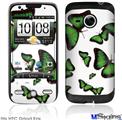 HTC Droid Eris Skin - Butterflies Green