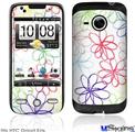 HTC Droid Eris Skin - Kearas Flowers on White