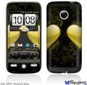 HTC Droid Eris Skin - Glass Heart Grunge Yellow