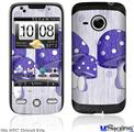 HTC Droid Eris Skin - Mushrooms Purple