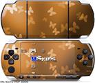 Sony PSP 3000 Skin - Bokeh Butterflies Orange