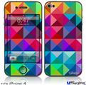 iPhone 4 Decal Style Vinyl Skin - Spectrums (DOES NOT fit newer iPhone 4S)