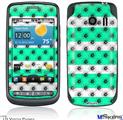 LG Vortex Skin - Kearas Daisies Stripe Sea Foam