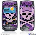 LG Vortex Skin - Purple Girly Skull