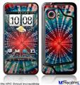 HTC Droid Incredible Skin - Tie Dye Bulls Eye 100