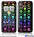 HTC Droid Incredible Skin - Skull and Crossbones Rainbow