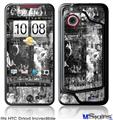 HTC Droid Incredible Skin - Graffiti Grunge Skull