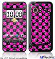 HTC Droid Incredible Skin - Skull Crossbones Checkerboard