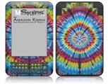 Tie Dye Swirl 100 - Decal Style Skin fits Amazon Kindle 3 Keyboard (with 6 inch display)