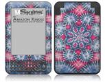 Tie Dye Star 102 - Decal Style Skin fits Amazon Kindle 3 Keyboard (with 6 inch display)