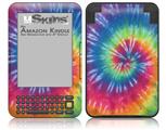 Tie Dye Swirl 104 - Decal Style Skin fits Amazon Kindle 3 Keyboard (with 6 inch display)