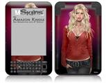 Precious Pin Up Girl - Decal Style Skin fits Amazon Kindle 3 Keyboard (with 6 inch display)