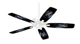 Two Face with Rose - Ceiling Fan Skin Kit fits most 42 inch fans (FAN and BLADES SOLD SEPARATELY)