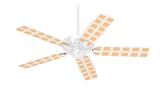 Squared Peach - Ceiling Fan Skin Kit fits most 42 inch fans (FAN and BLADES SOLD SEPARATELY)