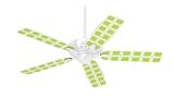 Squared Sage Green - Ceiling Fan Skin Kit fits most 42 inch fans (FAN and BLADES SOLD SEPARATELY)