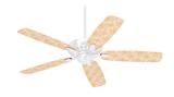 Wavey Peach - Ceiling Fan Skin Kit fits most 42 inch fans (FAN and BLADES SOLD SEPARATELY)
