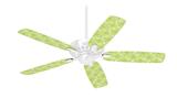 Wavey Sage Green - Ceiling Fan Skin Kit fits most 42 inch fans (FAN and BLADES SOLD SEPARATELY)