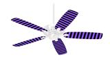 Stripes Purple - Ceiling Fan Skin Kit fits most 42 inch fans (FAN and BLADES SOLD SEPARATELY)