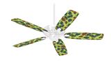 Floating Coral Sage Green - Ceiling Fan Skin Kit fits most 42 inch fans (FAN and BLADES SOLD SEPARATELY)