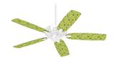 Sea Shells 02 Sage Green - Ceiling Fan Skin Kit fits most 42 inch fans (FAN and BLADES SOLD SEPARATELY)