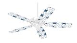 Starfish and Sea Shells White - Ceiling Fan Skin Kit fits most 42 inch fans (FAN and BLADES SOLD SEPARATELY)