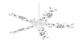 Poppy White - Ceiling Fan Skin Kit fits most 42 inch fans (FAN and BLADES SOLD SEPARATELY)