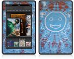 Amazon Kindle Fire (Original) Decal Style Skin - Tie Dye Happy 101