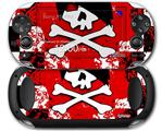 Emo Skull 5 - Decal Style Skin fits Sony PS Vita