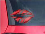 Lips Decal 9x5.5 Camouflage Red