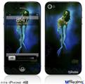 iPhone 4S Decal Style Vinyl Skin - Kathy Gold - Love